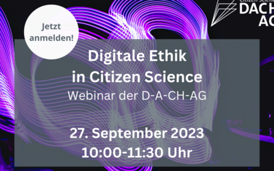Schrift: Digitale Ethik in Citizen Science 
